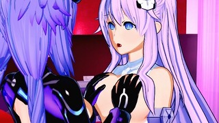 Hyperdimension Neptunia – Purple Heart X Purple Stiefschwester Yuri Hentai