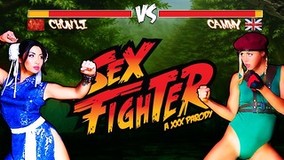 Luchador sexual: Chun Li vs. Cammy (parodia xxx) –