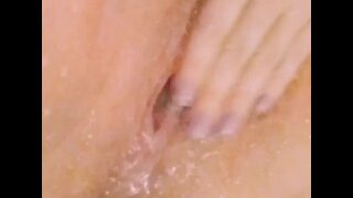 Amazing Squirting Orgasms For Cute Teen Fingering Her Pussy And Massaging Her Clit!
