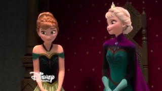 Prinsessan Anna och lesbisk sex med en storbröstad kvinna Disney Princess