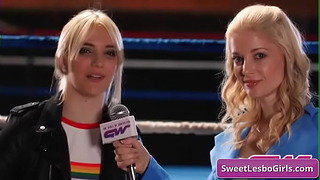 Sexy Lesbo Sluts Ariel X, Sinn Sage Going Hard In The Wrestling Ring And Love It