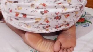 Awesome Feet Toe Nails And Hands, Foot Fetish Massage යට පත ල ආස අයට, කව ද ල වකන න ආස මග