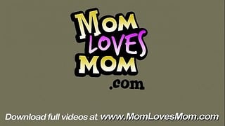Extremely Horny Amateur Mom Gets Lesbian