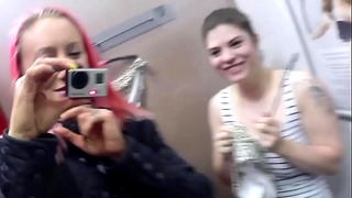 Girls Have Sex In Changing Rooms In Public