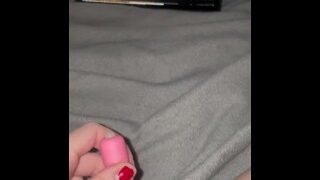 Lesbian Watching Porn And Vibrator Orgasm