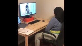 Muslim Teen Caught Watching Lesbian Porn