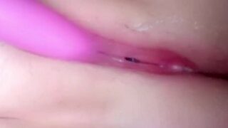 Teen Intense Clit Rubbing Using A Vibrator!!! Sexy Wet Collage Student Tight Pussy Being Played With