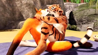 Two Girlfriends Having Fun On The Beach Furry Wild Life Lesbian