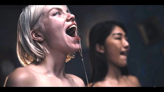 LESBIAN CABIN THREESOME – Foot Fetish Girls Goes After Brunette And Turns Her Into Fuck Toy FULL Pussy Eating Slimy Squirt