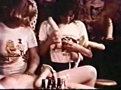 Vintage Lesbian Orgy