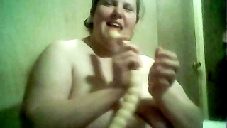 Double dildo anal expulsion(2015Dec22 10:00pm)