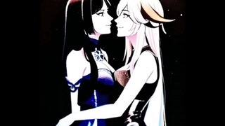 Hentai ASMR Kissing Lesbian Lovers