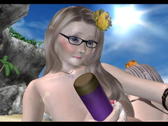 3D anime milf lesbian toy dildo beach nerd outdoor  MGTOW