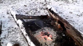My girlfriend risky pussy licking in the woods near the campfire at a picnic – Lesbian-candys